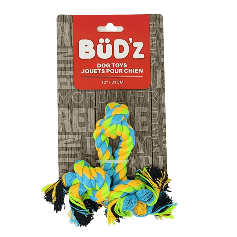 Jouet en corde avec 3 nuds 12''