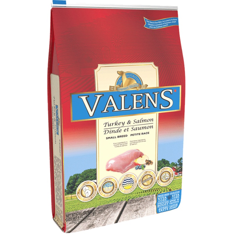 Nourriture pour chiens de petite race Valens Dinde & Saumon
