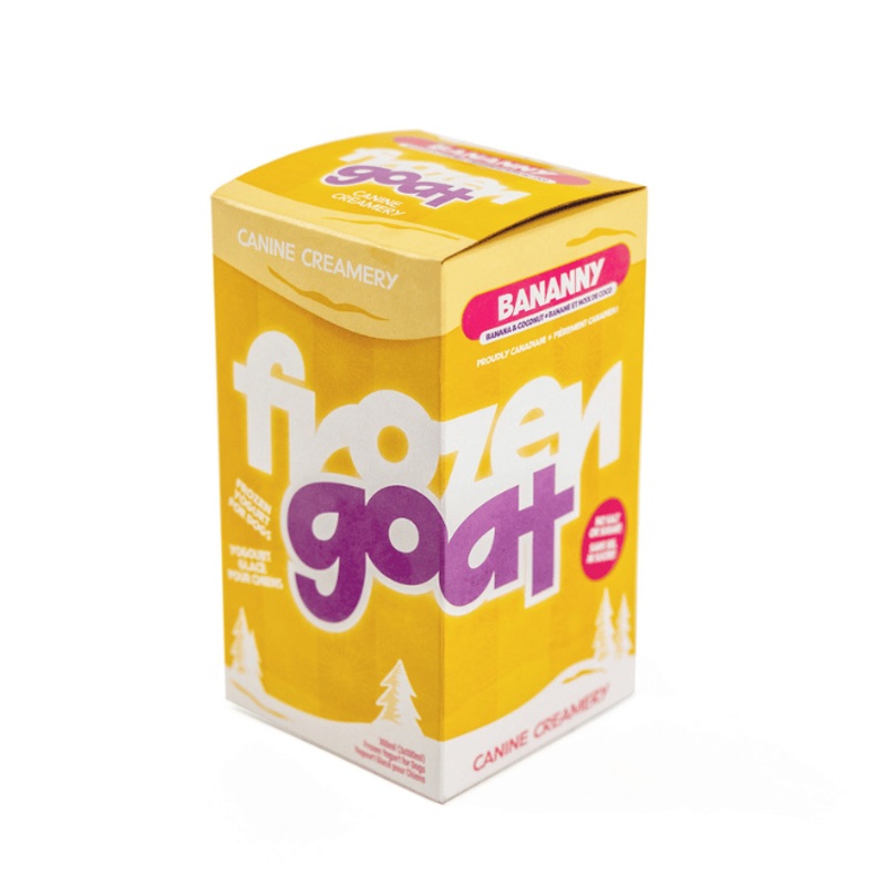 Yogourt glac Frozen Goat Bannany 3x 100ML