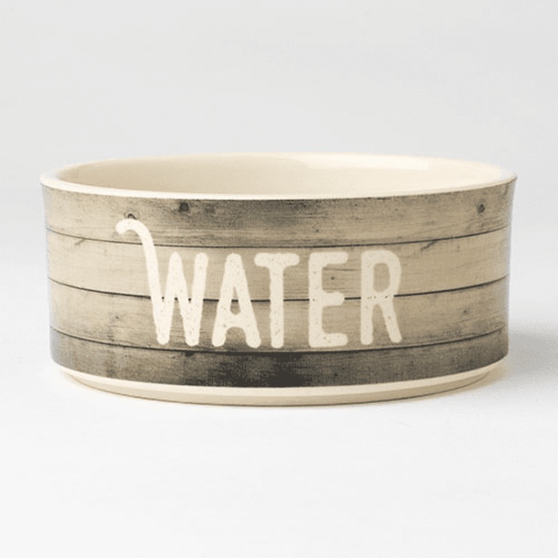 Bol pour chien en cramique Farm Water 6''