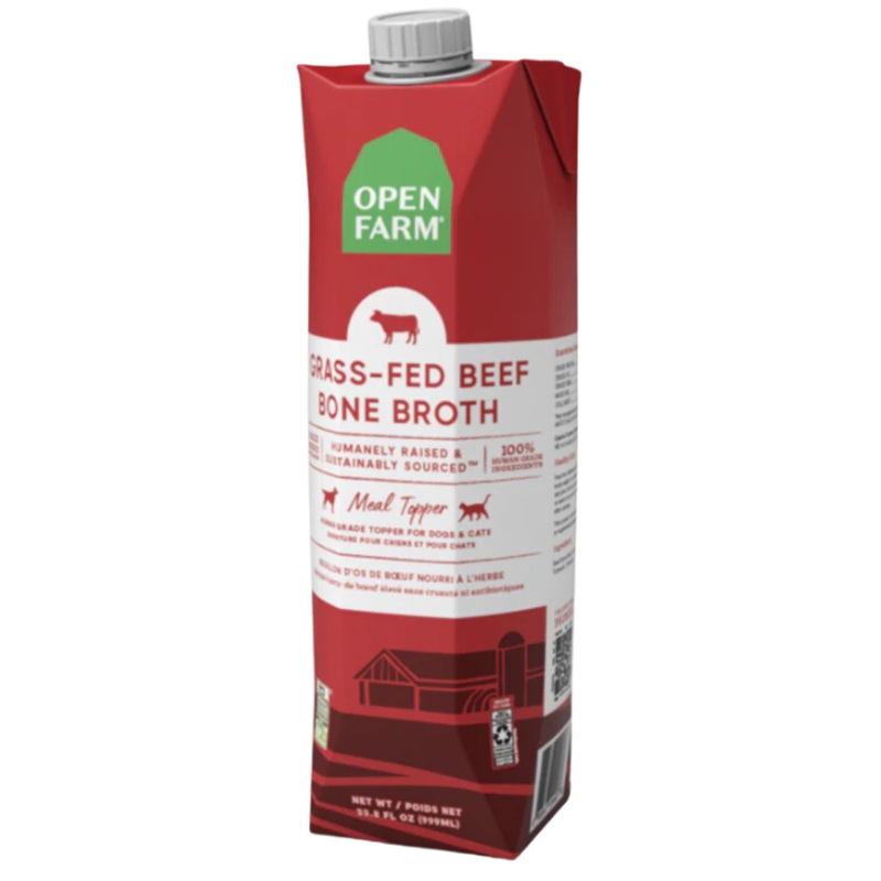 Bouillon d'os de buf Open Farm 32oz