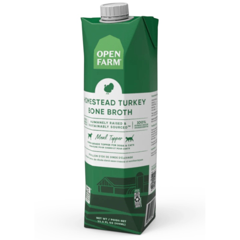 Bouillon d'os de dinde Open Farm 32oz