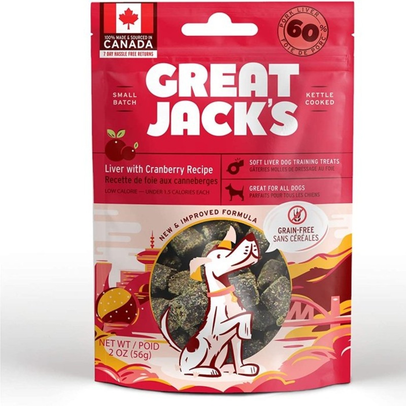 Gteries au foie et canneberge Great Jack's