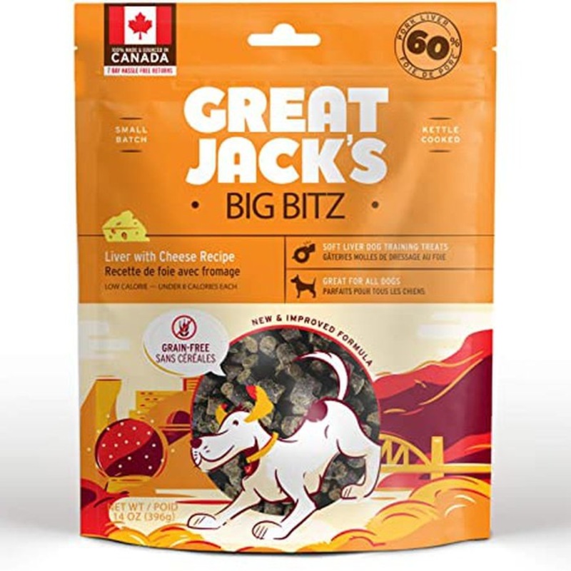 Gteries au foie et fromage Big Bitz Great Jack's 14oz