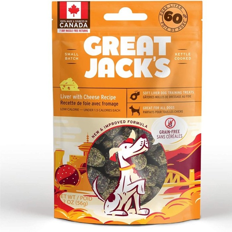 Gteries au foie et fromage Great Jack's 2oz