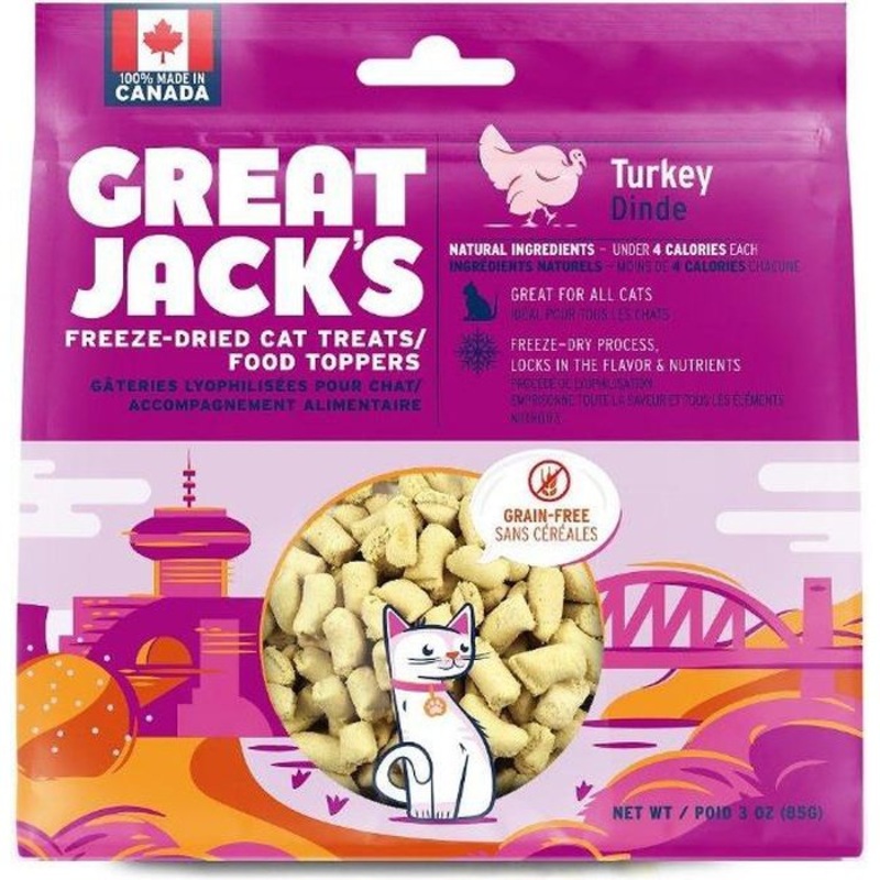 Gteries pour chats Dinde lyophilis