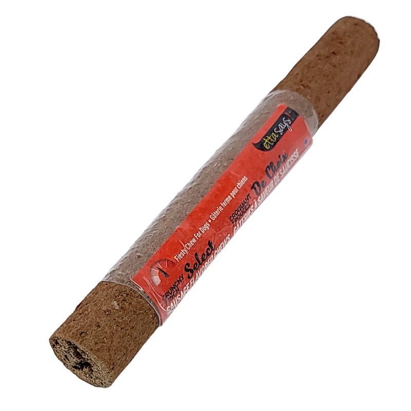 Gteries pour chiens Croquant  saveur de saucisse 7''