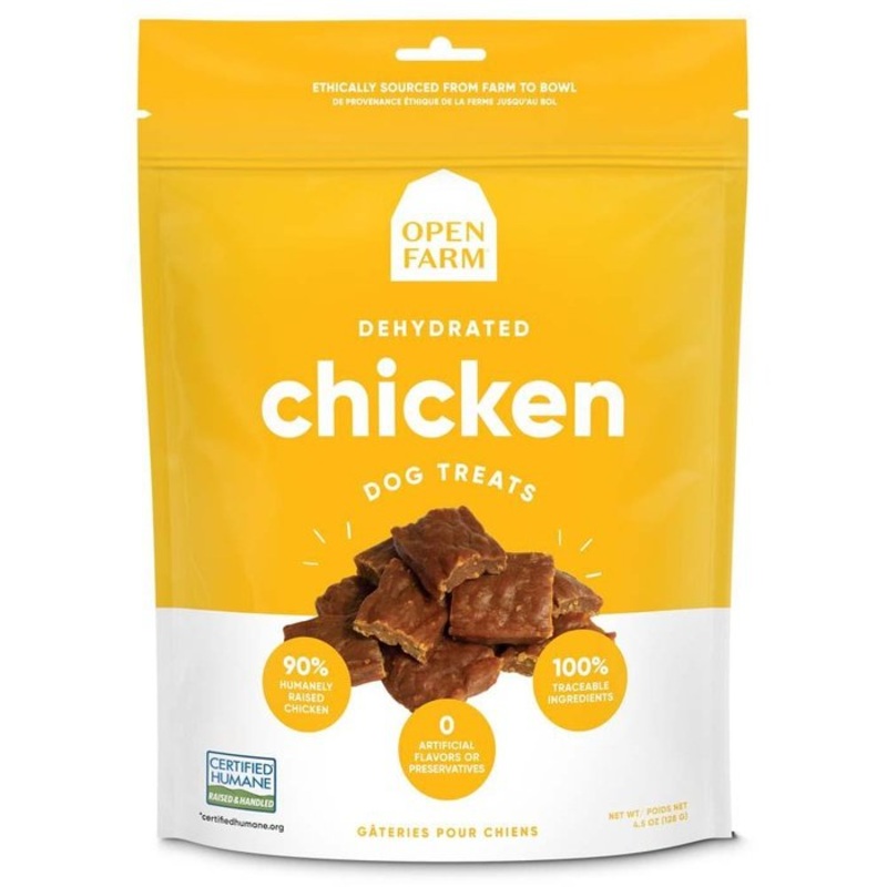 Gteries pour chiens Open Farm Poulet dshydrates