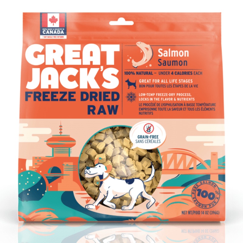 Gteries pour chiens Saumon lyophilis
