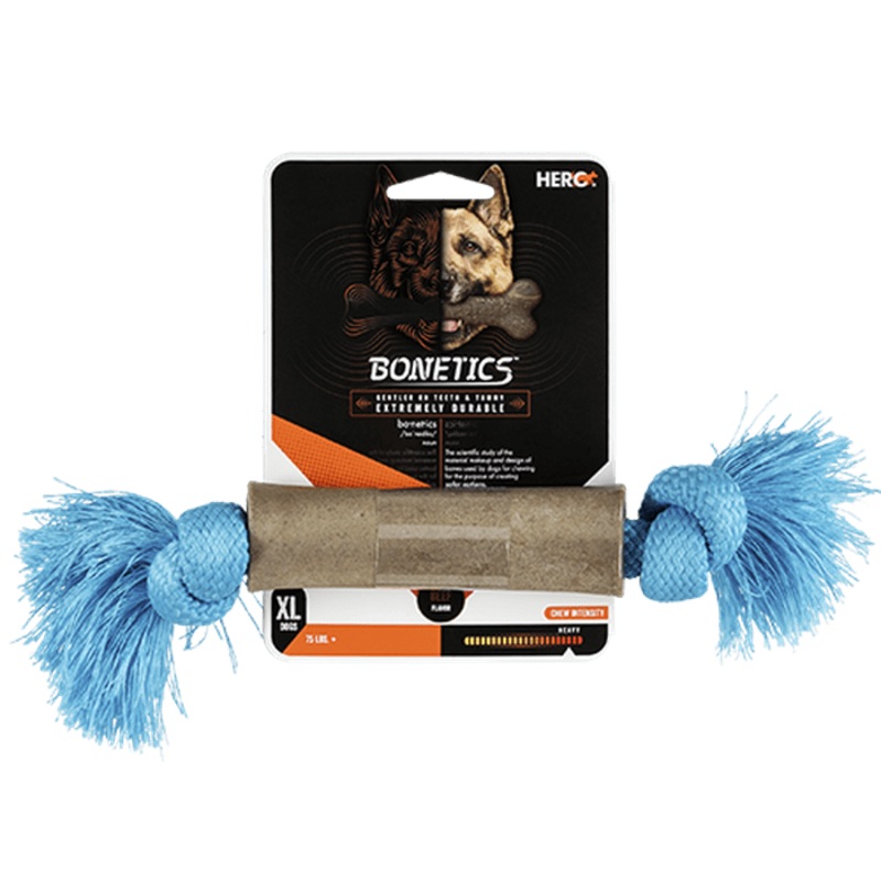 Jouet  mcher Hero Bonetics XL tassel bone saveur de boeuf