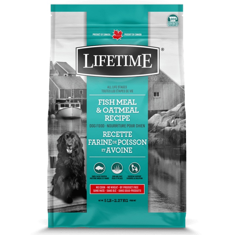 Nourriture pour chiens Lifetime Poisson & Avoine