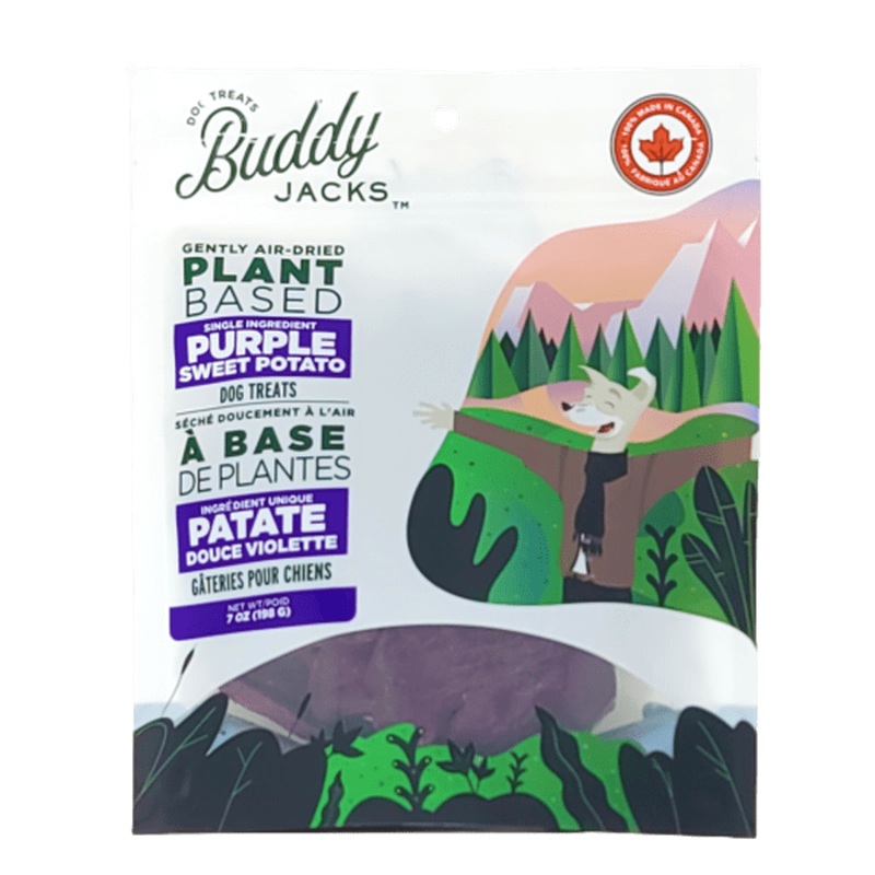 Patate douce violette pour chiens Buddy Jack's 7oz