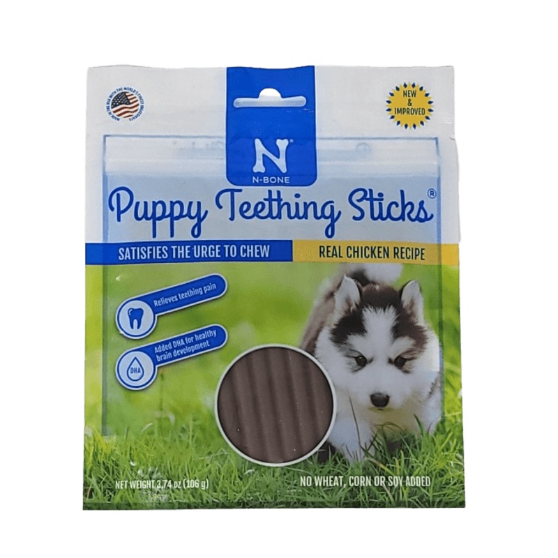 Bton de dentition pour chiot - saveur de poulet 3.7oz