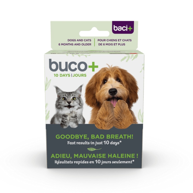 buco+10 jours | Traitement contre la mauvaise haleine chats et chiens