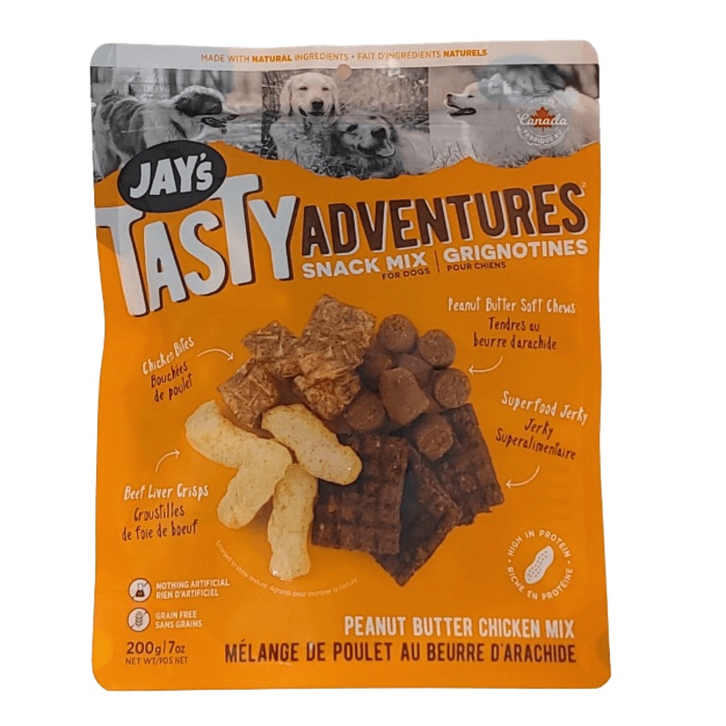 Grignotines pour chiens - Mlange de Poulet & Beurre d'arachide