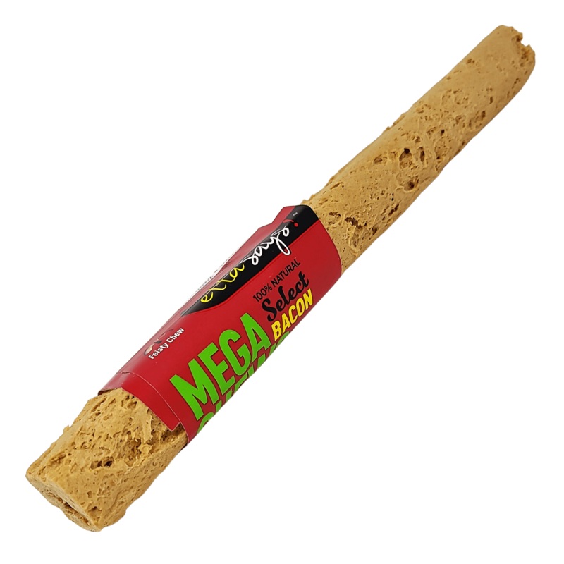 Gteries pour chiens MEGA Croquant  saveur de bacon 10''