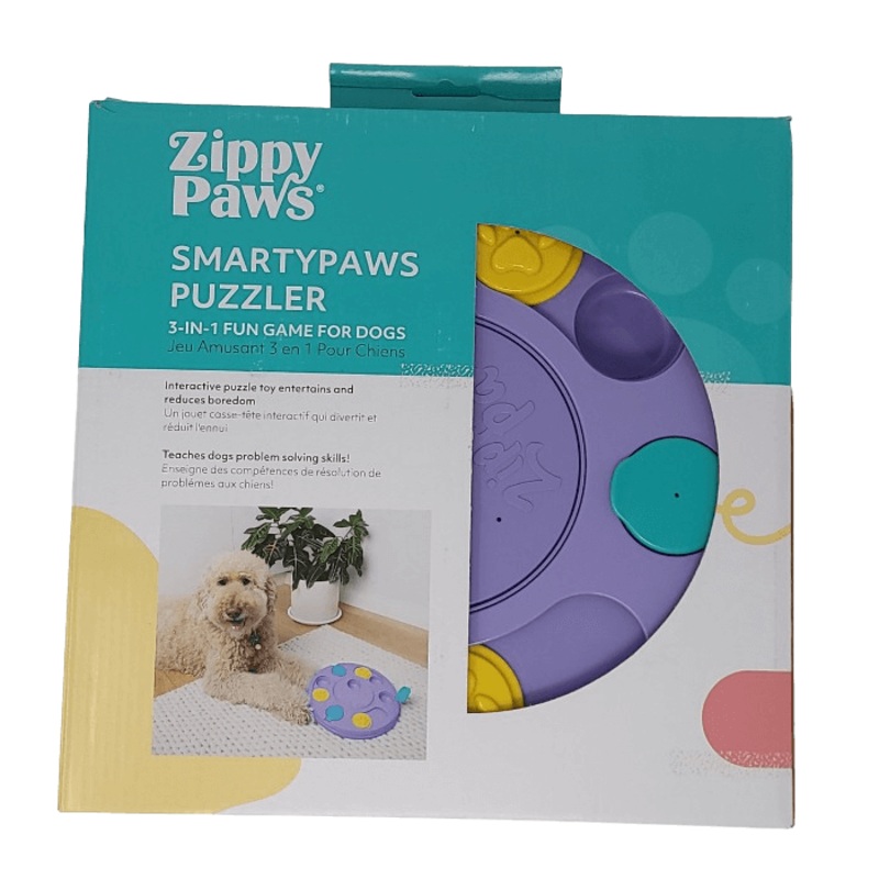 Jeu Amusant 3 en 1 pour chiens - Smartypaws puzzler