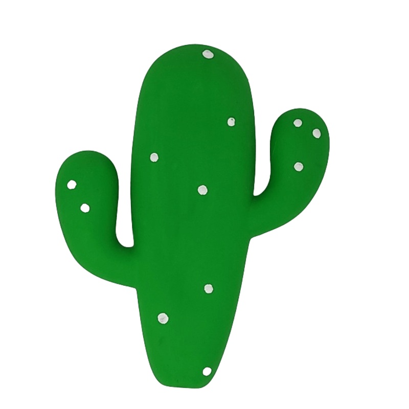 Jouet couineur en latex cactus 8''
