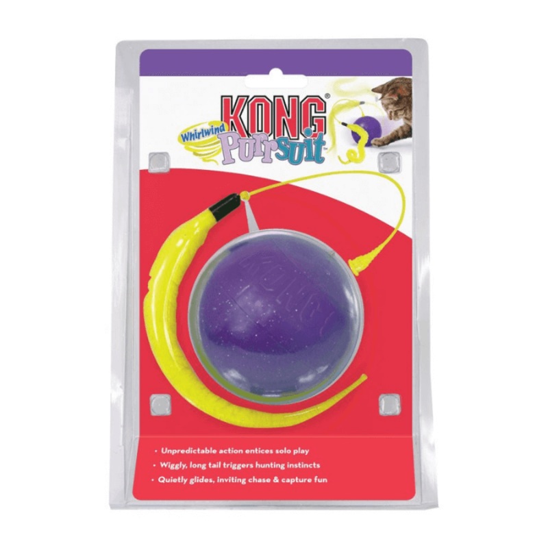 Jouet interactif pour chats Kong Purrsuit Whirlwind