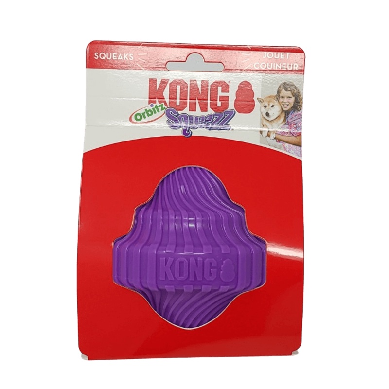 Jouet Kong Squeezz Spin Top Orbitz