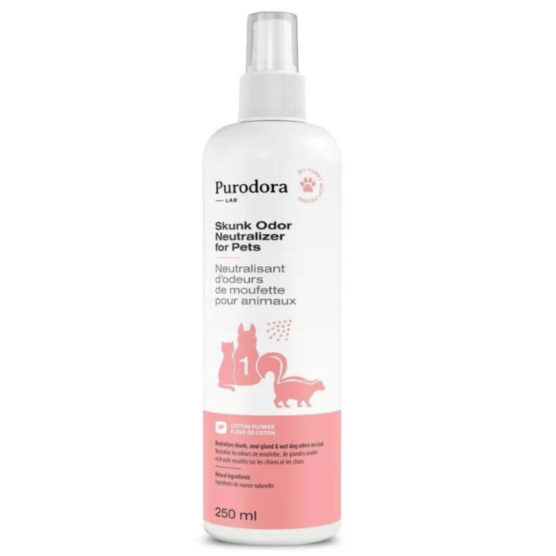 Neutralisant d'odeurs de moufette pour animaux 250ml