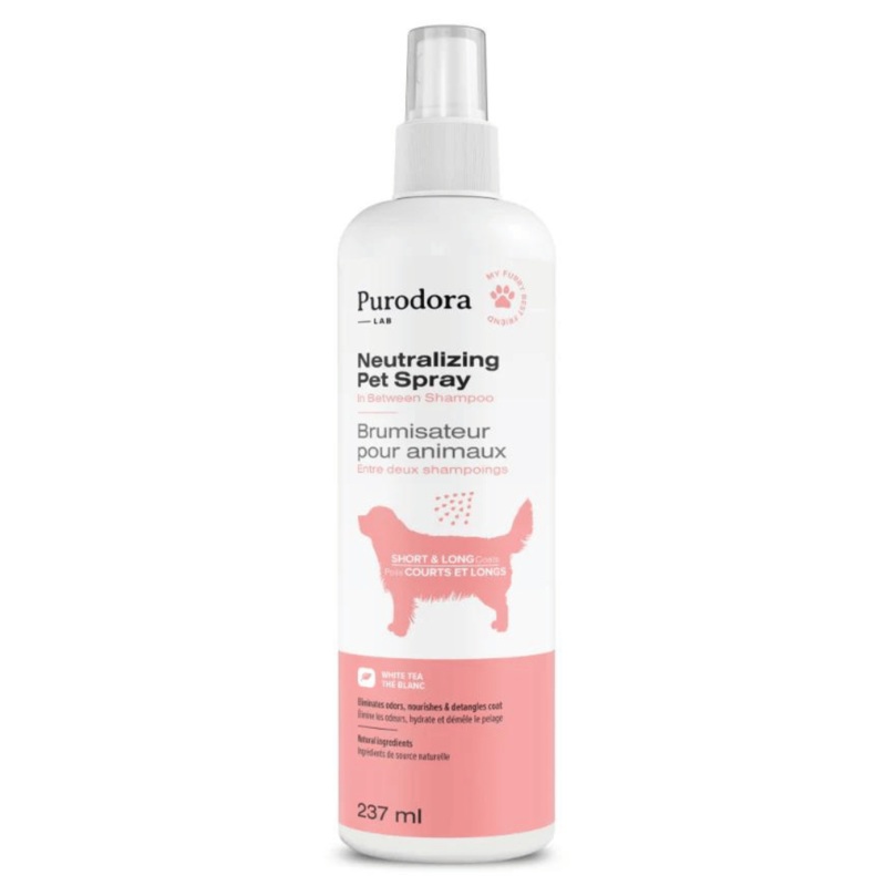 Neutralisant dodeurs pour animaux  poils courts et longs 237ml