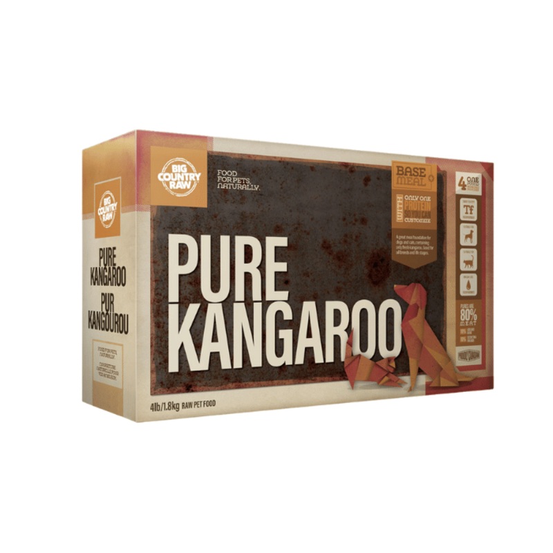 Nourriture crue PUR Kangourou Big Country Raw 4 lb