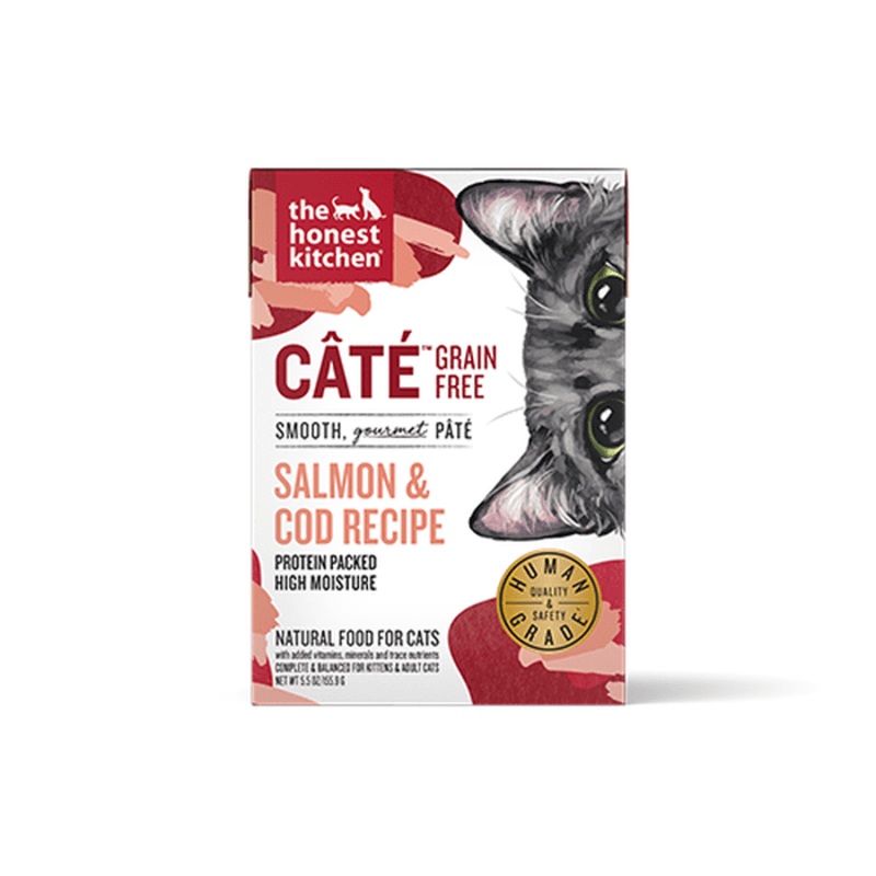 Nourriture humide pour chats Honest Kitchen Ct saumon & morue 12 X 5.5 OZ