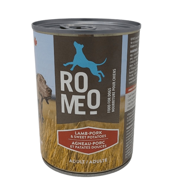 Nourriture humide pour chien - Romeo Agneau Porc & Patates Douces 13oz