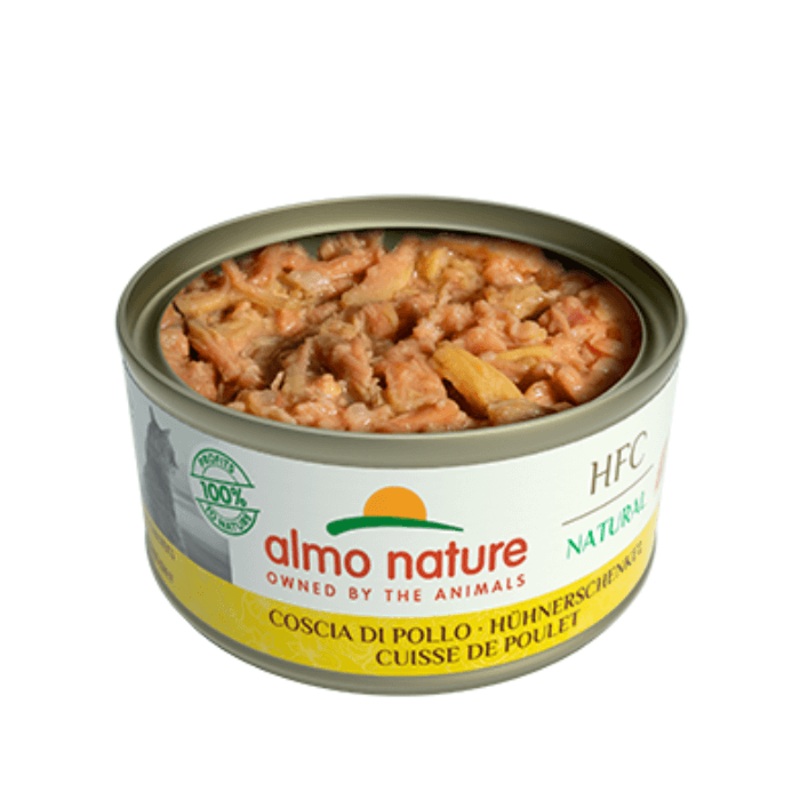 Nourriture pour chats HFC Natural - cuisse de poulet