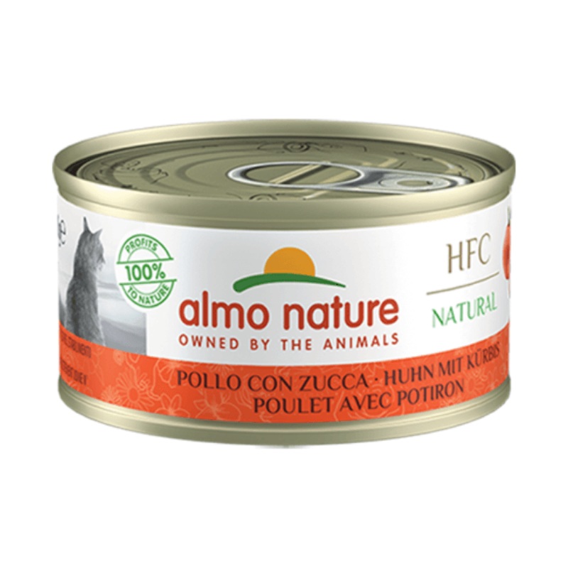 Nourriture pour chats HFC Natural - Poulet avec potiron