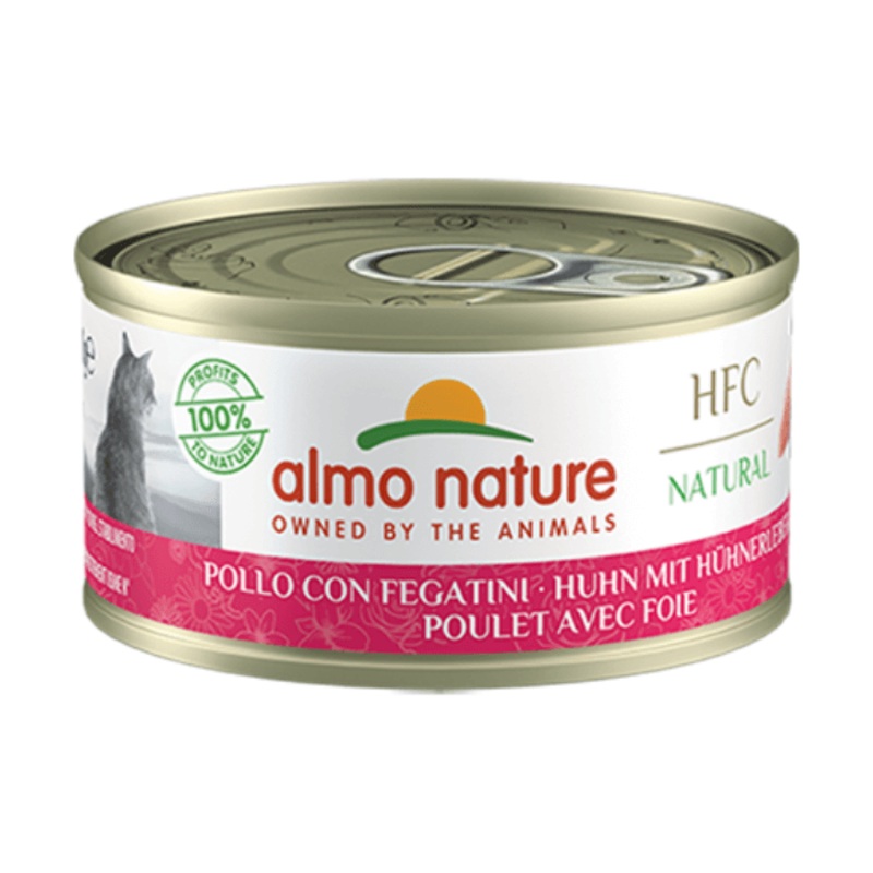 Nourriture pour chats HFC Natural - Poulet et foie