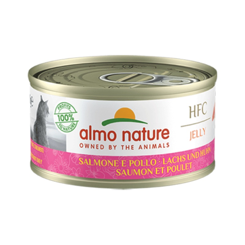 Nourriture pour chats HFC Natural - Saumon et poulet