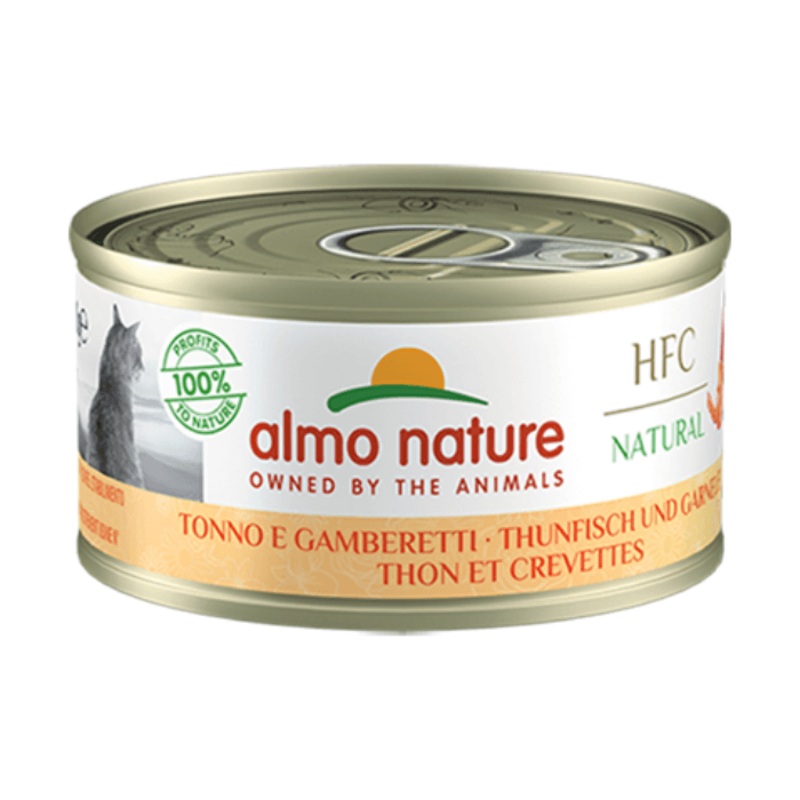 Nourriture pour chats HFC Natural - Thon et crevette