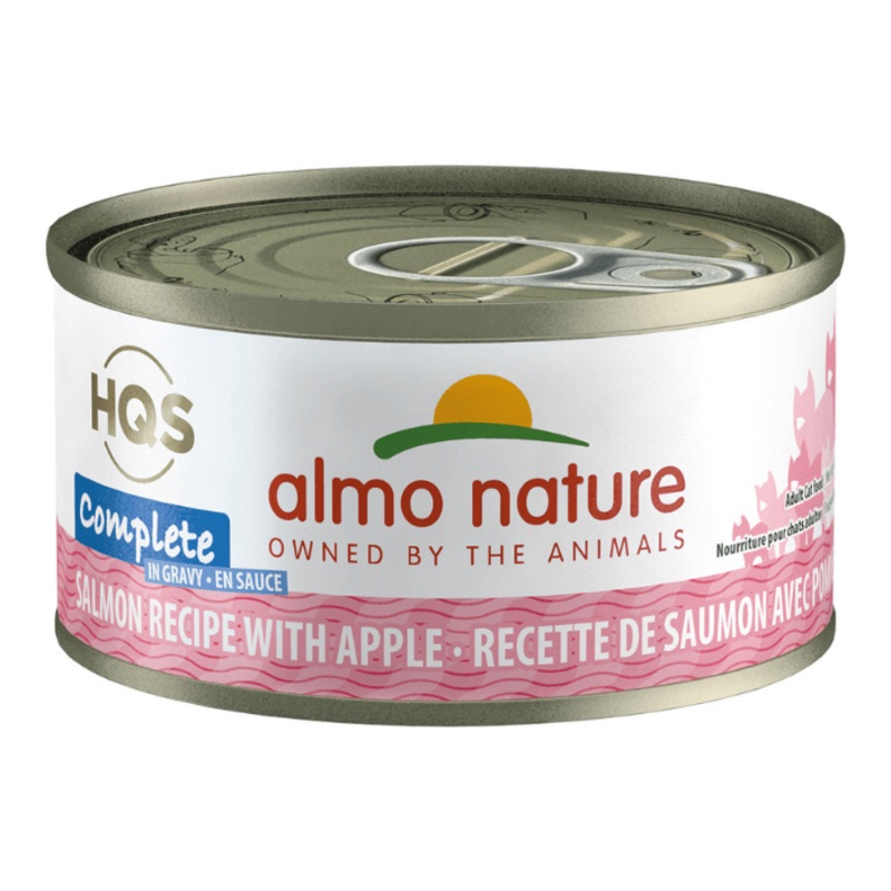 Nourriture pour chats HQS Complte - saumon et pomme en sauce 70g