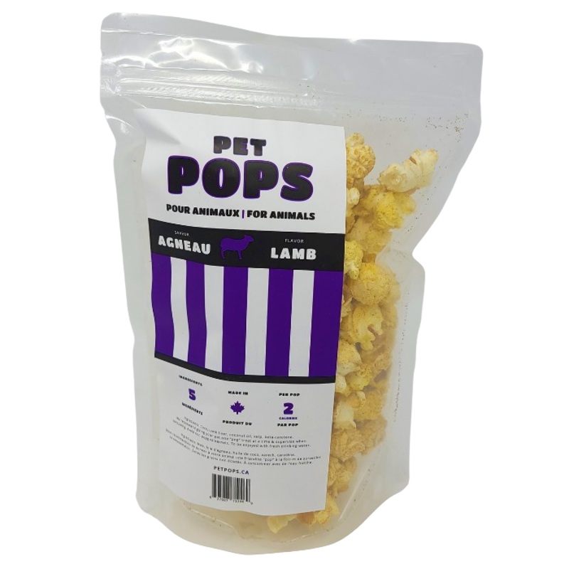 Popcorn pour chiens  l'agneau