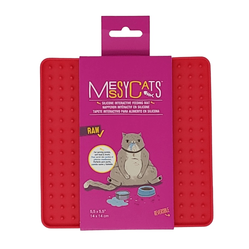 Tapis d'alimentation interactif pour chats - Rversible