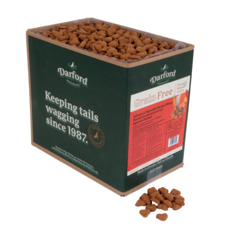 Biscuits Darford au saumon minis 15 lbs
