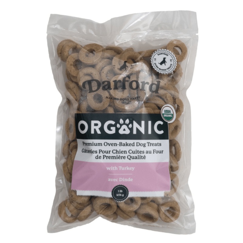 Biscuits pour chiens Darford Organic - Dinde 1 lb