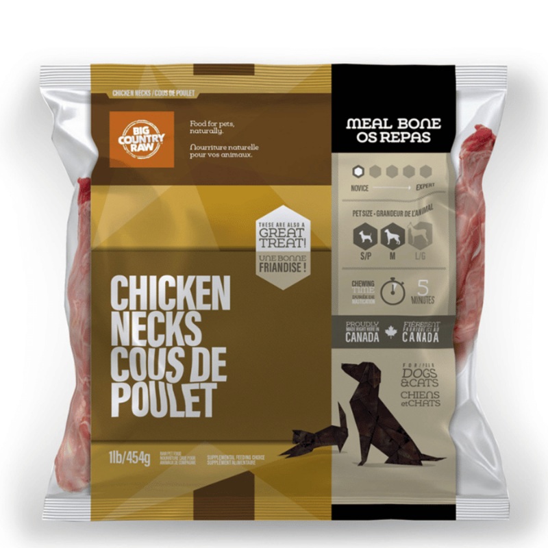 Cou de poulet 1 lb cru congel