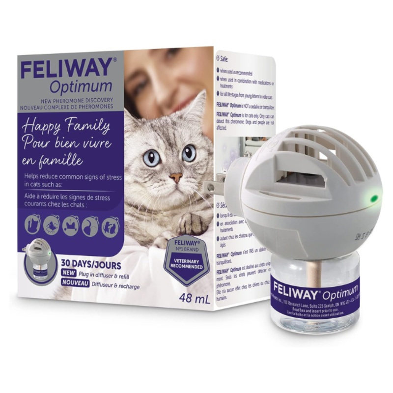 Feliway Optimum Diffuseur Calmant pour chats