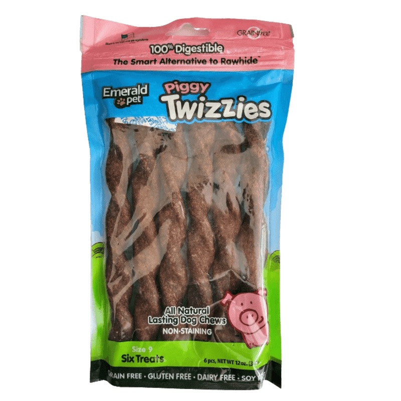 Gteries  mcher pour chiens Twizzies bacon