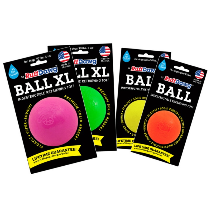 Jouet pour chiens balle indestructible RuffDawg