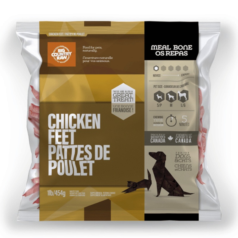 Pattes de poulet 1 lb cru congel