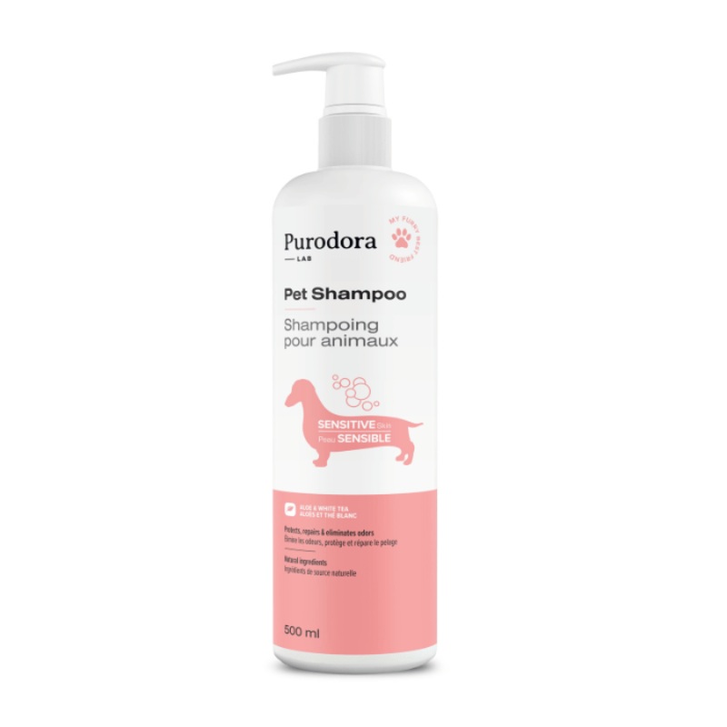 Shampoing pour animaux  la peau sensible