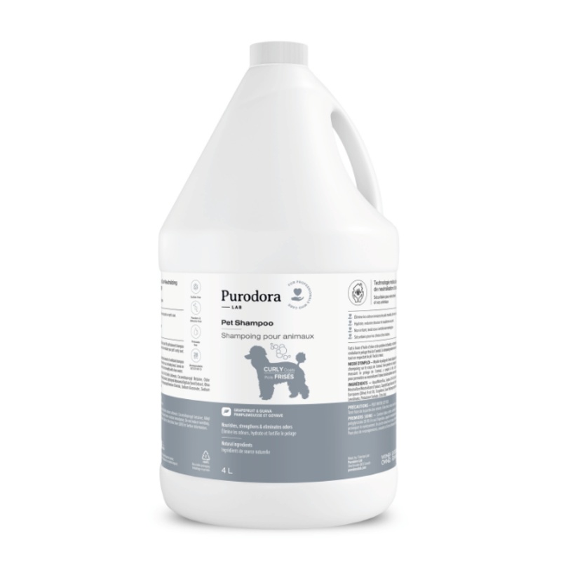 Shampoing pour animaux  poils friss