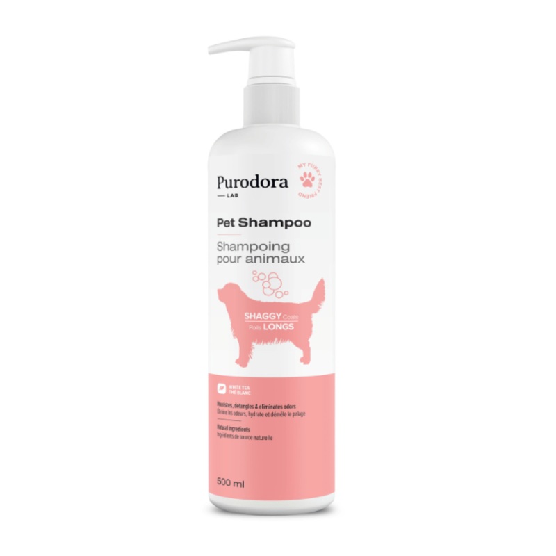 Shampoing pour animaux  poils longs 500ml