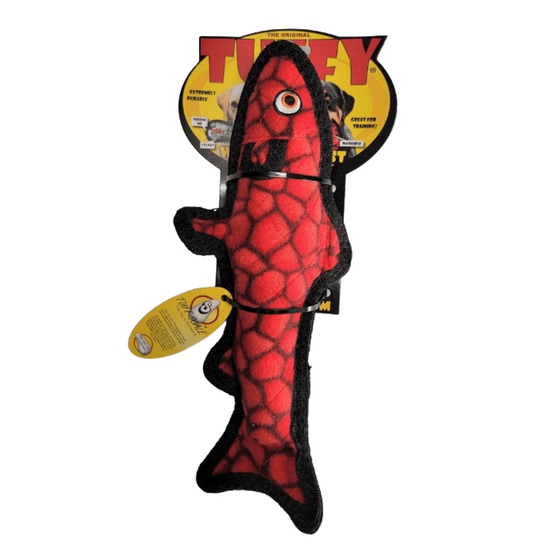 Truite rouge Tuffy Jouet Ultra-rsistant