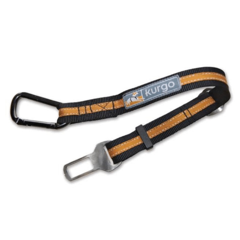 Attache ceinture de scurit Kurgo Direct To Seat Belt - orange et noir