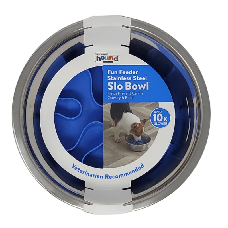 Bol modrateur en stainless pour chien Fun Feeders